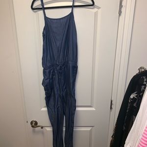 NWT Denim looking jumpsuit